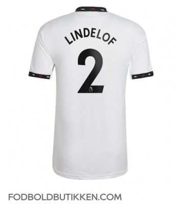 Manchester United Victor Lindelof #2 Udebanetrøje 2022-23 Kortærmet